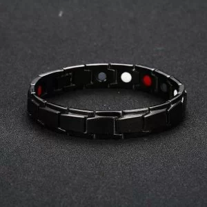Bracciale Uomo Magnetico Titanio Super Forte Terapia Terapeutico Braccialetto