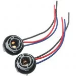 Portalampada Bay15D 12V Ricambio Per Auto Compatibile X Cablaggio Ba15S 1156 115