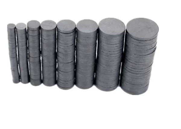10 Pezzi Lotto Magneti Ferrite 30X3Mm Y30 Alta Potenza Permanente Rotondo