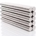 100 Magneti Neodimio 10X1 Mm Calamite Fortissime Per Fimo Ceramica Bomboniere