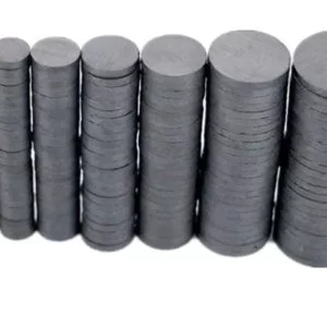 5 Pezzi Magneti Ferrite 24X3Mm Disco Y30 Permanente Super Forte Cerchio
