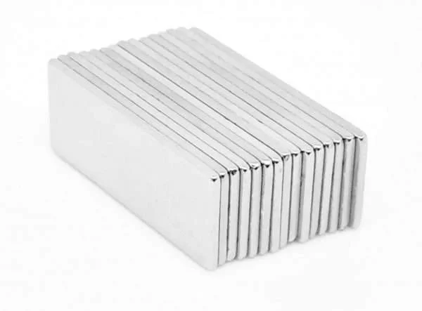 2 Magneti Forti 20X10X1 Mm Neodimio Permanente Rettangolari Sottili 20Mm X 10Mm