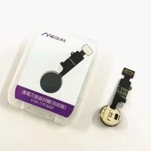 Flat Ripristino Home Jc Per Iphone 7 Plus 8 Nero Flex Cable Cavo 4Th
