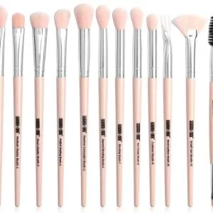 12 Pezzi Set Pennelli Make Up Eyeliner Ombretto Ciglia Pennello Trucco