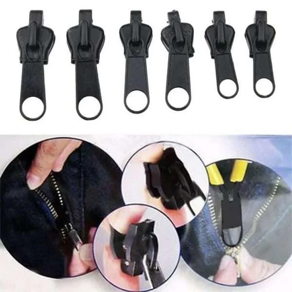 Cerniere Kit Sostituzione 6 Pezzi Fix Zip Riparazione Pantaloni Jeans