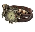 Orologio Vintage Butterfly Farfalla Bracciale Pelle Retro Donna Polso Regalo