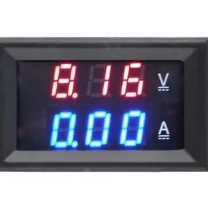 Dc 0-100V 10A Digitale Led Dual Voltmetro Amperometro Misuratore Tensione Te192