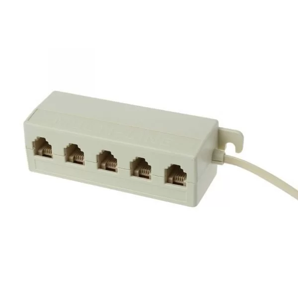 Rj11 6P4C Spina Maschio A 5 Porte 6P2C Femmina Splitter Adapter Telefono