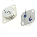 2 Pezzi Transistor 2N3055 To-3 15A 60V Npn Af Amp Au Circuito Integrato Ic
