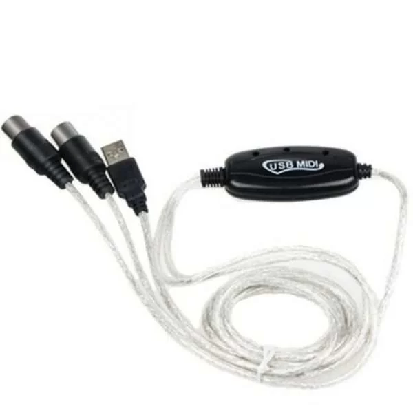 Cavo Adattatore Convertitore Usb Midi In Out Interfaccia Audio Pc 16 Canali