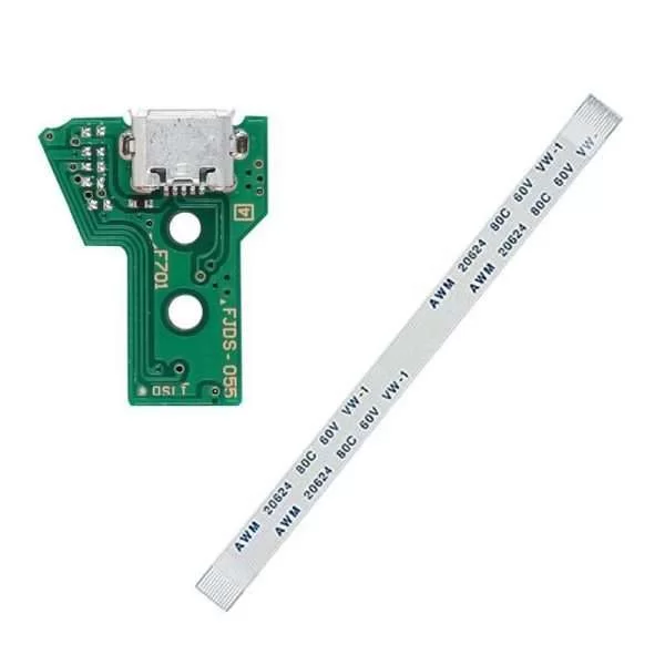 Per Ps4 Controller Micro Usb Ricarica Porta Presa 12 Pin Circuito Jds-055 & 050
