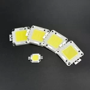 Chip Power Led 50W Watt Luce Bianco Freddo 30V-32V 1500Mah Per Ricambio Fari