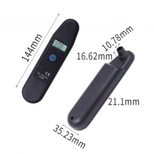 Manometro Misuratore Digitale Di Pressione Gomme Pneumatici Gomma Auto Moto Bici