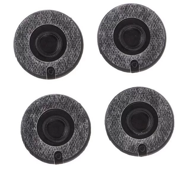 Set 4 Piedini Gommini Piedi Per Macbook Pro 13 15 17 A1286 A1278 A1297 Neri
