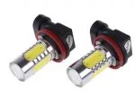 H11 Led Cob Coppia Lampade Fendinebbia Canbus Per Fiat Bravo 6000K No Error