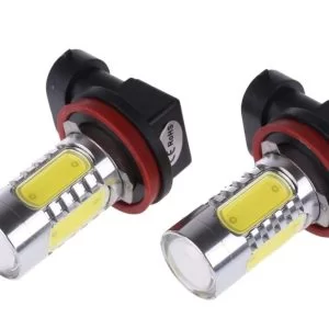 H11 Led Cob Coppia Lampade Fendinebbia Canbus Per Fiat Bravo 6000K No Error
