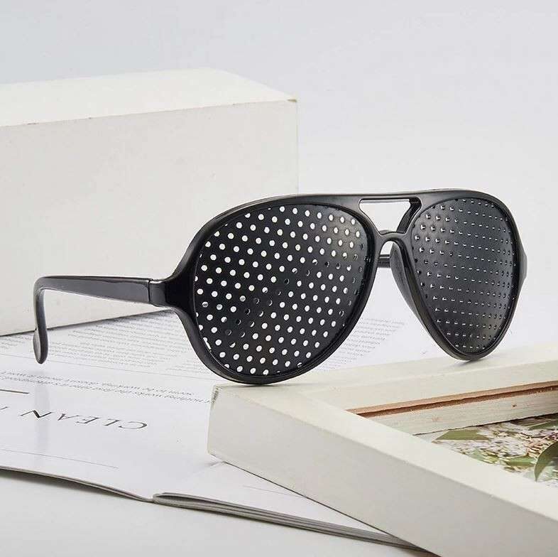 Occhiali A Fori Stenopeici Metodo Bates Occhiale Cura Della Vista Pinhole Hole Occhiali A Fori Stenopeici Metodo Bates Occhiale Cura Della Vista Pinhole Hole