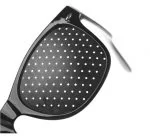 Occhiali Forati A Fori Stenopeici Anti Miopia Protezione Pc Tv Pinhole Glasses