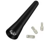 Antenna Corta Nera Mini 6.5Cm Radio Universale Am/Fm