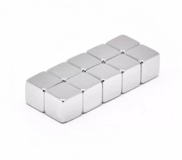 10 Magneti Neodimio 10X10X10 Mm Calamita Potente Fimo Ceramica Magnete Calamite