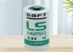 Saft Ls 14250 Batteria Pila 3,6V Li-Socl2 Mezza Stilo 1/2 Aa Std 1200Mah Sensori