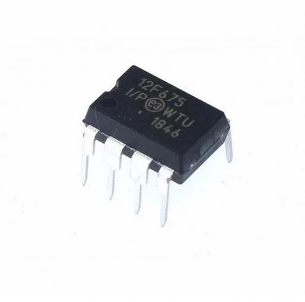 2 Pezzi Pic12F675-I/P 12F675 Microcontrollore 8-Bit Microchip Pic Circuito Chip