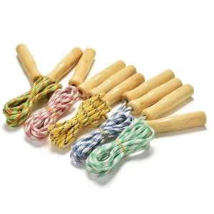 Corda Per Saltare Salto Fitness Allenamento Sport Gioco Fune 1.9 Mt