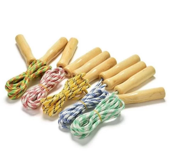 Corda Per Saltare Salto Fitness Allenamento Sport Gioco Fune 1.9 Mt
