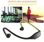 Corsa Sport Wireless Radio Fm Auricolari Senza Fili Micro Sd Lettore Mp3 Cuffie