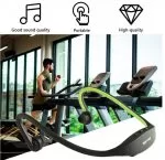 Corsa Sport Wireless Radio Fm Auricolari Senza Fili Micro Sd Lettore Mp3 Cuffie