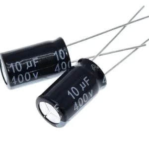 100Uf 450V Condensatore Elettrolitico Verticale 105 18X35Mm - Elvt 100Uf 450V
