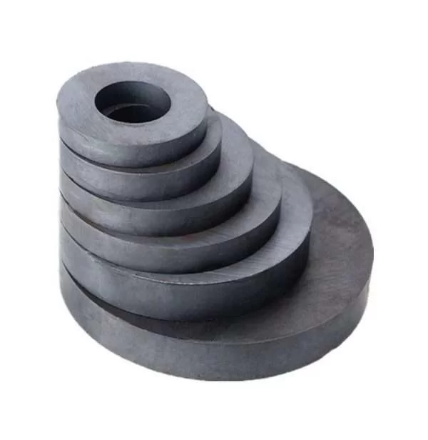 20 Pezzi Magneti Ferrite 13X2Mm Con Foro 7Mm Anello Permanente Super Forte