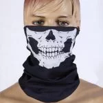 Bandana Scaldacollo Teschio Ghost Softair Moto Skull Gadget Regalo Halloween