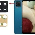 Lente Vetro Vetrino Fotocamera Camera Posteriore Per Samsung Galaxy A12 Aa25F