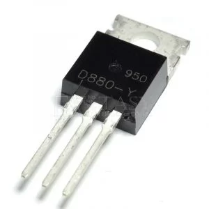 IC Circuito Integrato KSD880Y D880 TO-220 3A 60V  - Lotto 5 Pezzi