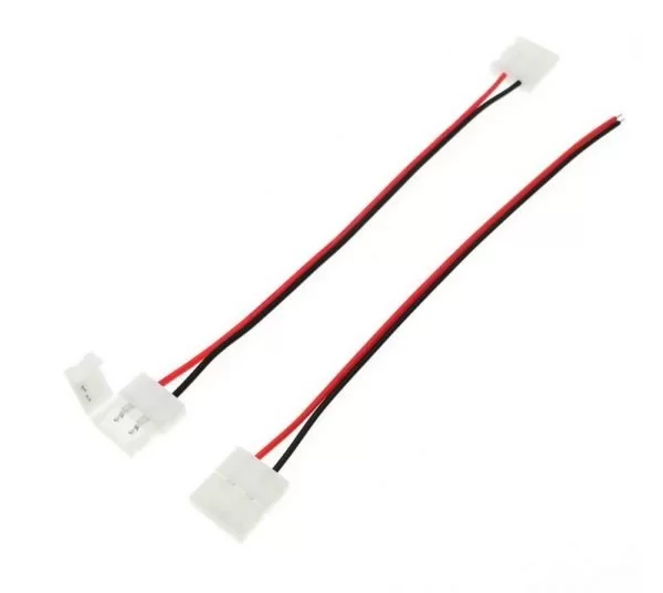 Cavo Connettore Flessibile Strisce Led Monocolore 5050 Clip 2 Pin