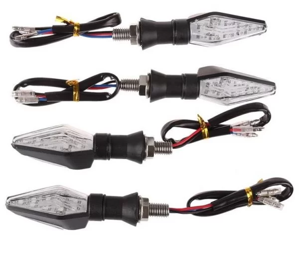 Set 2X Frecce Led Universale Indicatori Di Direzione Moto 12 Led, 2 Pezzi.