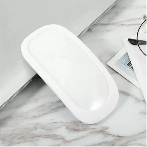 Custodia Cover Morbida in Silicone Bianca per Apple Magic Mouse 1 e 2 Protezione