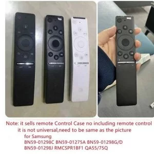 Custodia Cover Silicone Nera per Samsung BN59-01298C BN59-01275A BN59-01298G