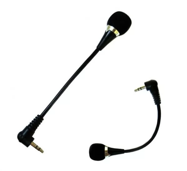 Mini Microfono Cavo Flessibile Jack 3.5Mm Laptop Per Skype