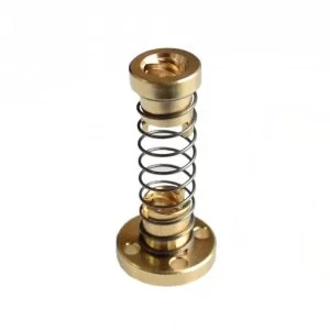 T8 Anti-Backlash Spring Loaded Nut For 2Mm / 8Mm Acme Threaded Rod Lead Screws