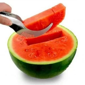 Angurello Taglia Affetta E Servi Anguria Fetta Melone Cantalupo In Acciaio Inox