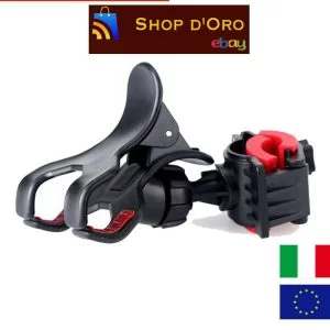 Porta Cellulare Per Bicicletta Manubrio Bici Supporto Pinza Smartphone Gps