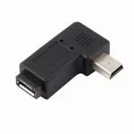 Adattatore Angolare Mini Usb Maschio / Micro Usb Femmina 90 Gradi