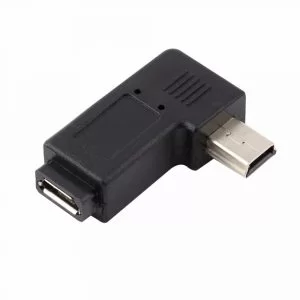 Adattatore Angolare Mini Usb Maschio / Micro Usb Femmina 90 Gradi