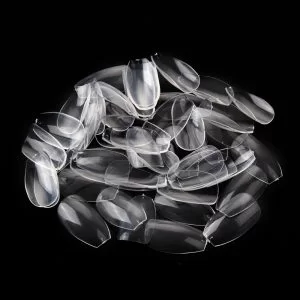 500 Tip Tips Unghie Finte Nail Art Ricostruzione Gel 10 Misure Trasparenti