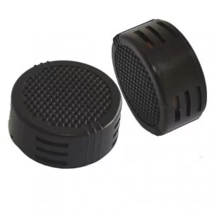 Coppia Dome Tweeter Audio Altoparlanti Auto 500W Nero Alta Efficienza Mini Casse