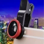 Lenti Fotocamera Obiettivo Macro Grandangolo Fisheye Per Iphone Samsung 2 In 1