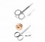 Forbici Forbicine Unghie Unghia Stainless Acciaio Punta Curva Scissors