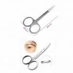 Forbici Forbicine Unghie Unghia Stainless Acciaio Punta Curva Scissors
